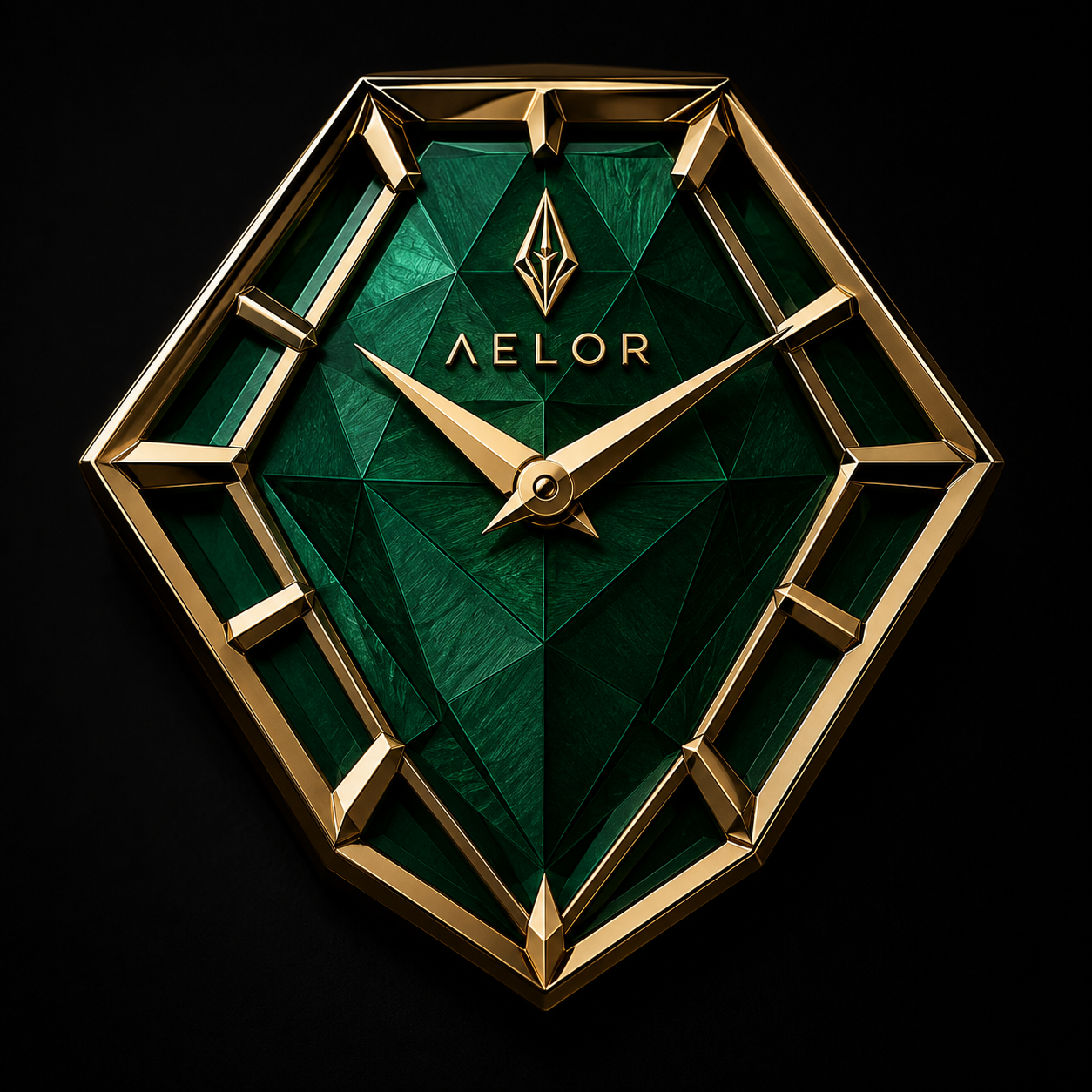 Diamond Shield dial detail
